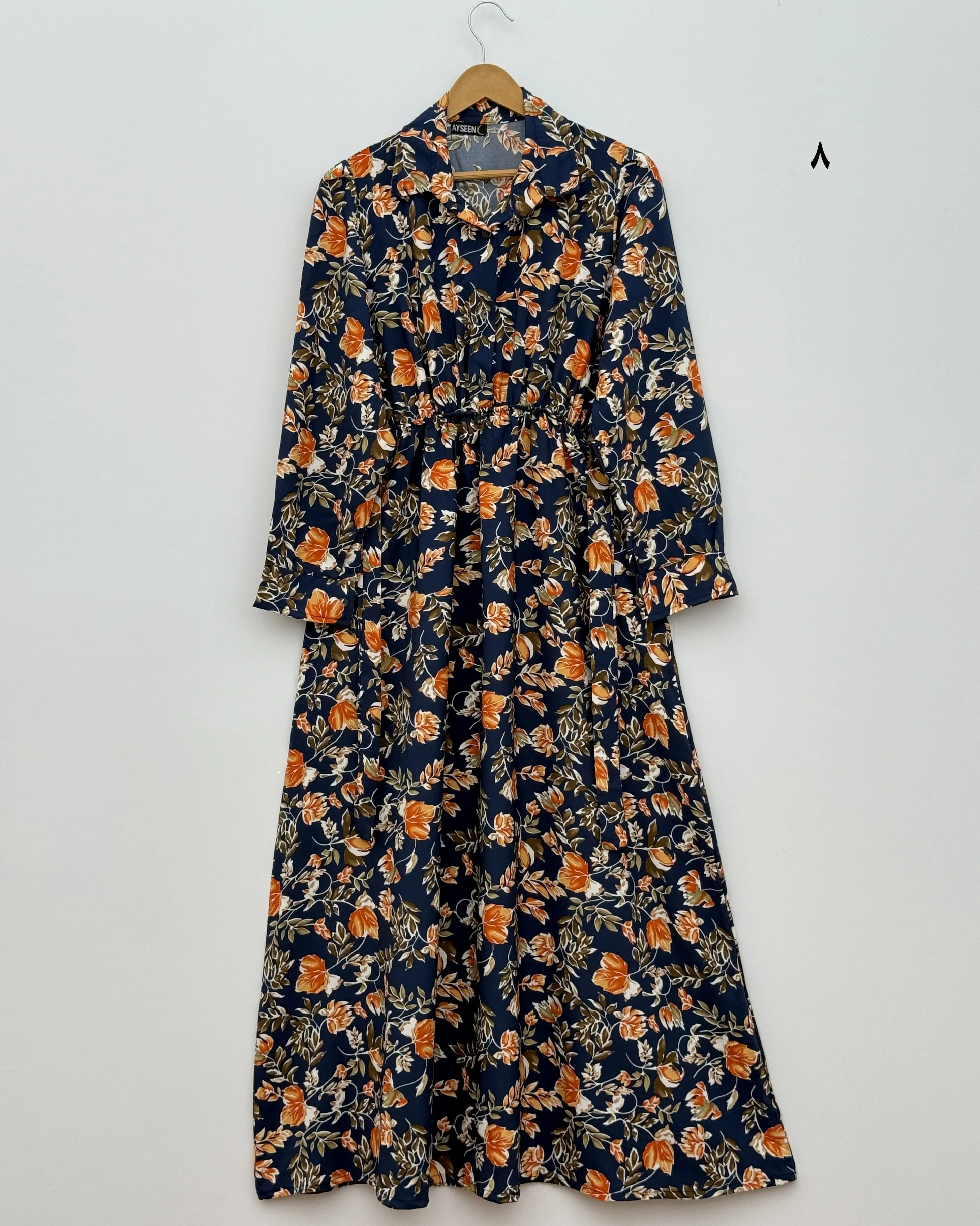 پیراهن ساحلی کرپ گلدار مدل بهار